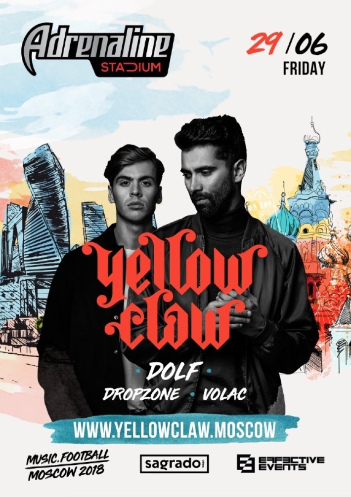Music.Football 2018: Yellow Claw 29 июня, пятница, в 22:00