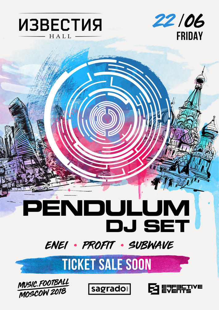 Music.Football 2018: Pendulum (dj set) 22 июня, пятница, в 22:00